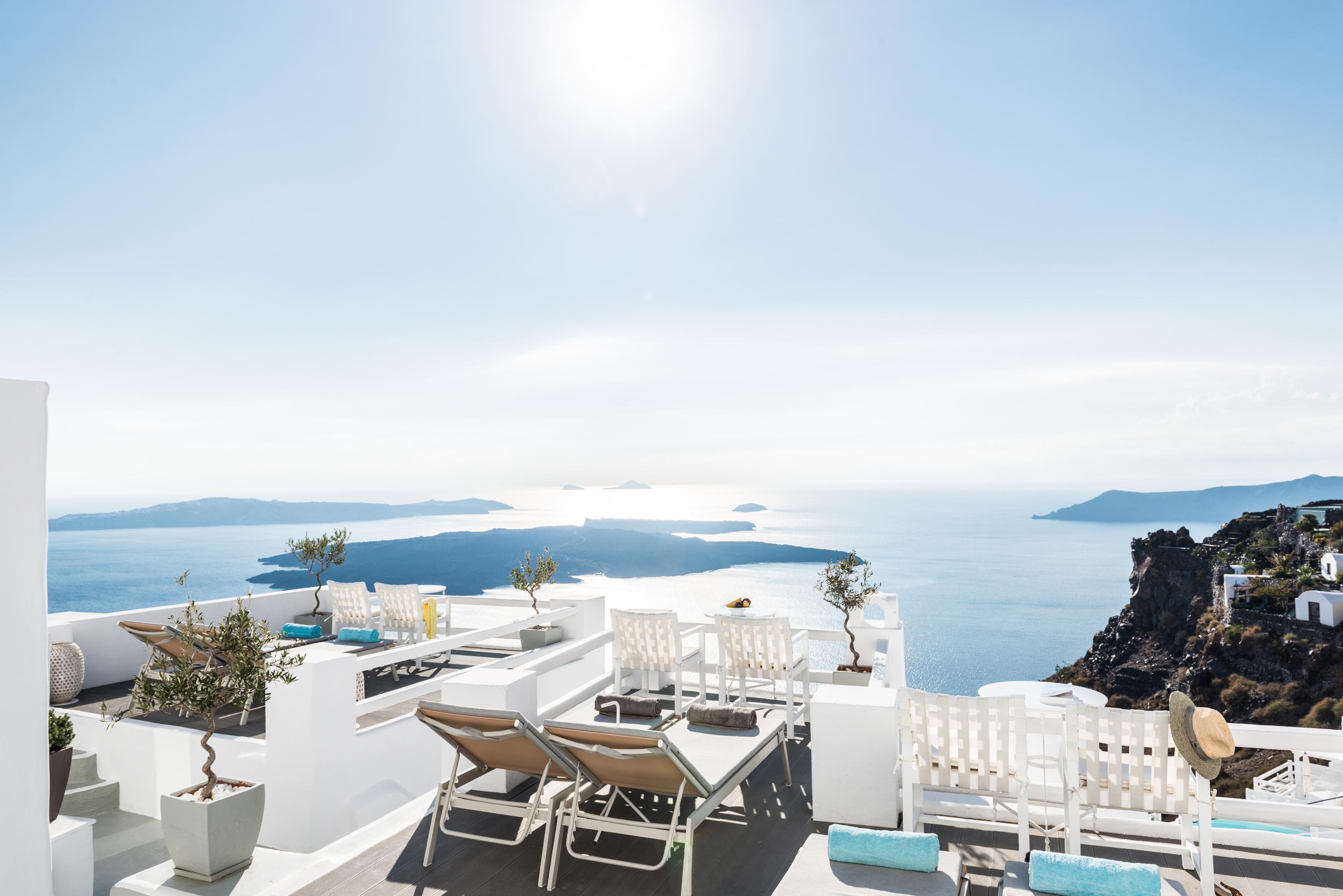 On The Rocks - Small Luxury Hotels Of The World (Adults Only) Imerovigli  Dış mekan fotoğraf
