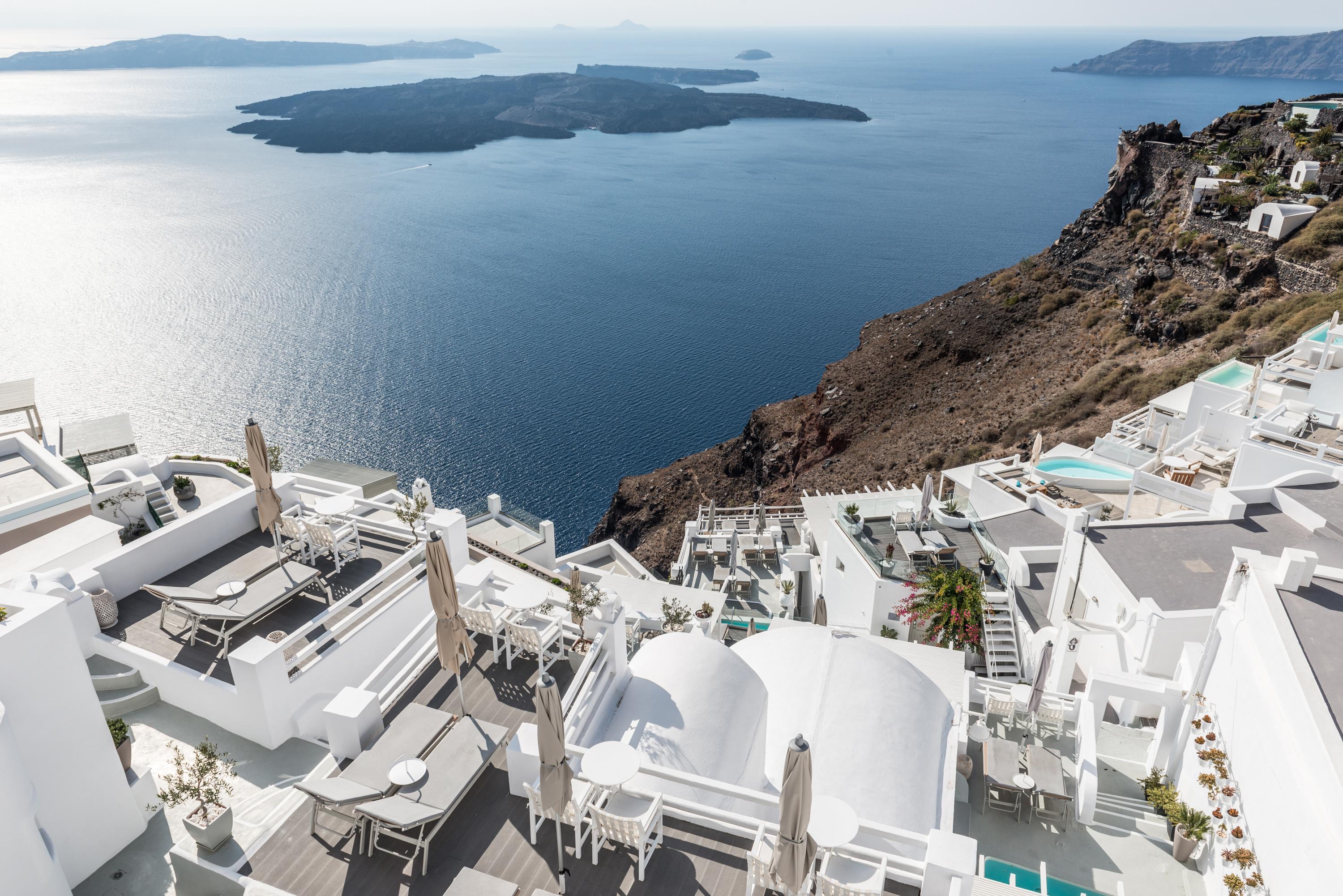 On The Rocks - Small Luxury Hotels Of The World (Adults Only) Imerovigli  Dış mekan fotoğraf